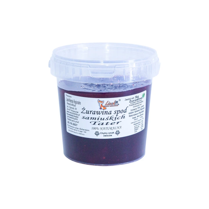 Żurawina spod samiuśkich Tater 1 kg
