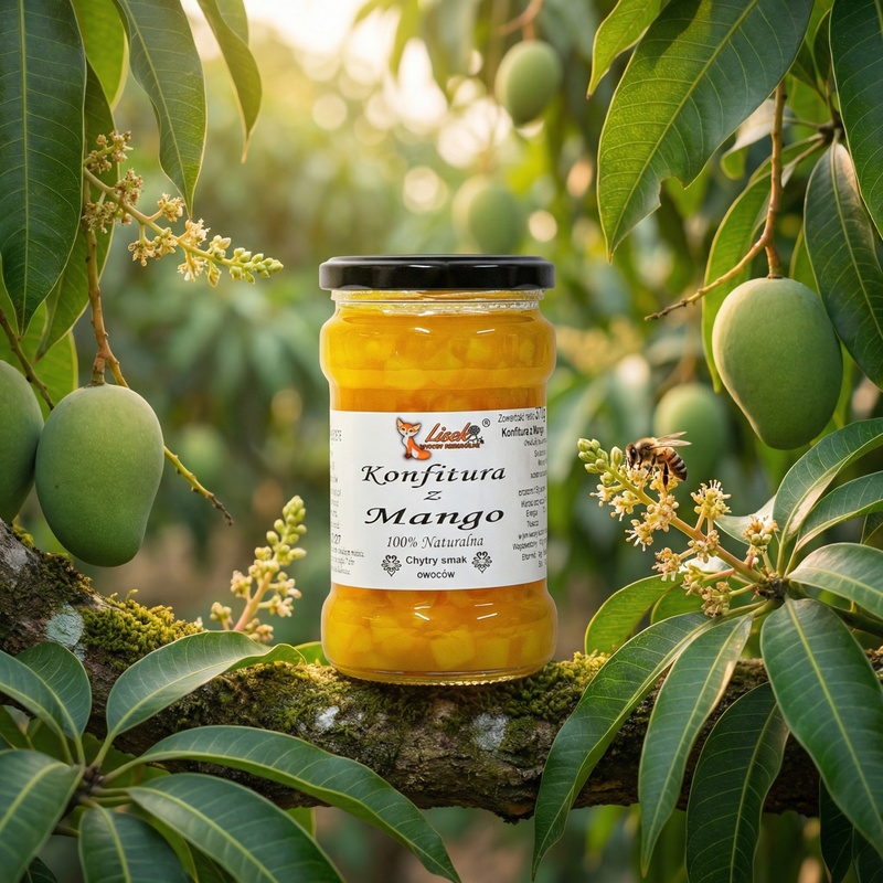 Konfitura z mango. Naturalna bez konserwantów 370g