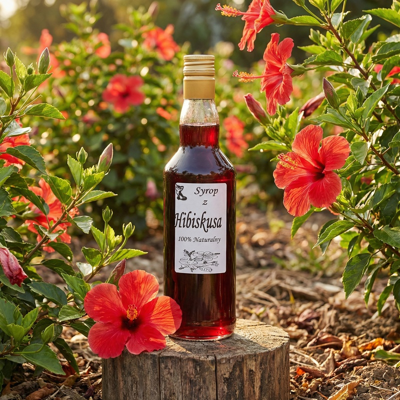 Syrop z Hibiskusa w naturalnym otoczeniu