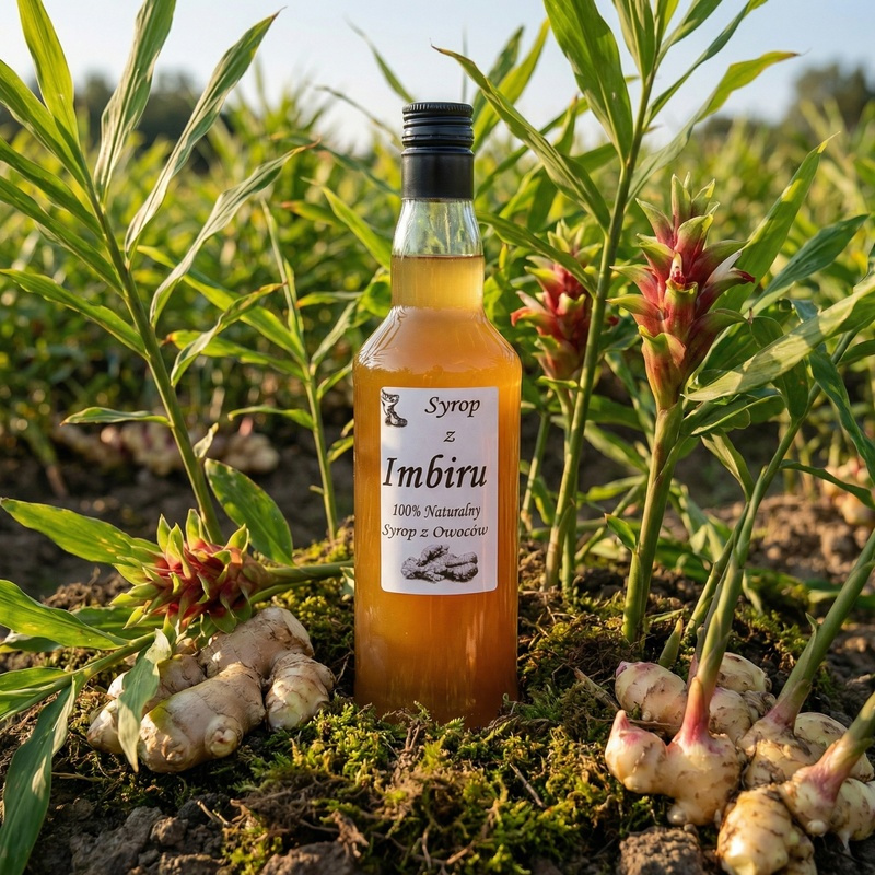 Syrop z Imbiru z Cytryną w naturalnym otoczeniu