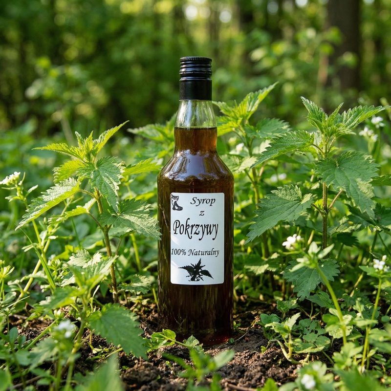 Syrop z Pokrzywy w naturalnym otoczeniu
