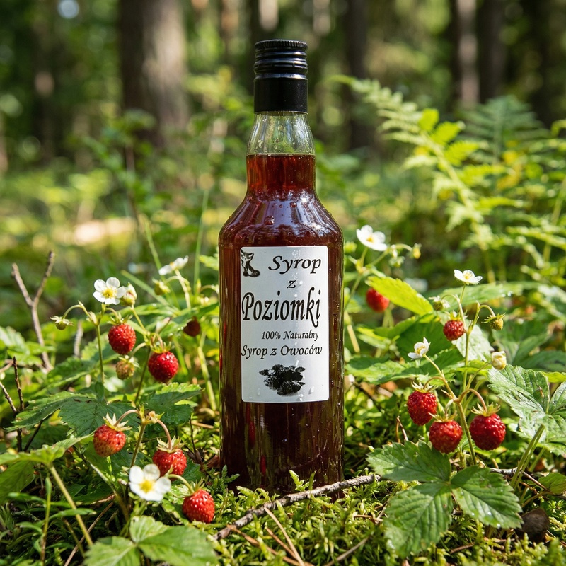 Syrop z Poziomek w naturalnym otoczeniu