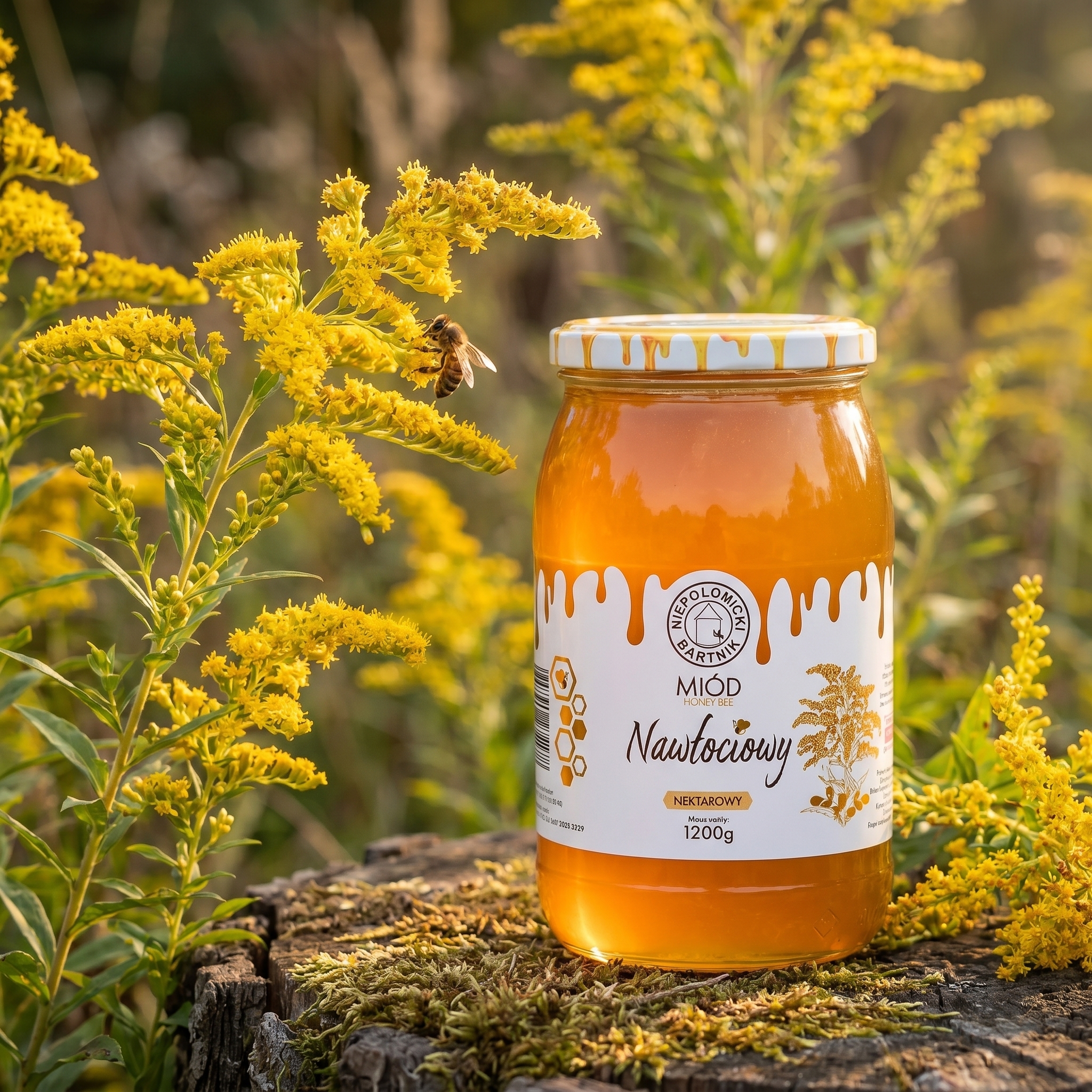 miód nawlociowy 1200g natura
