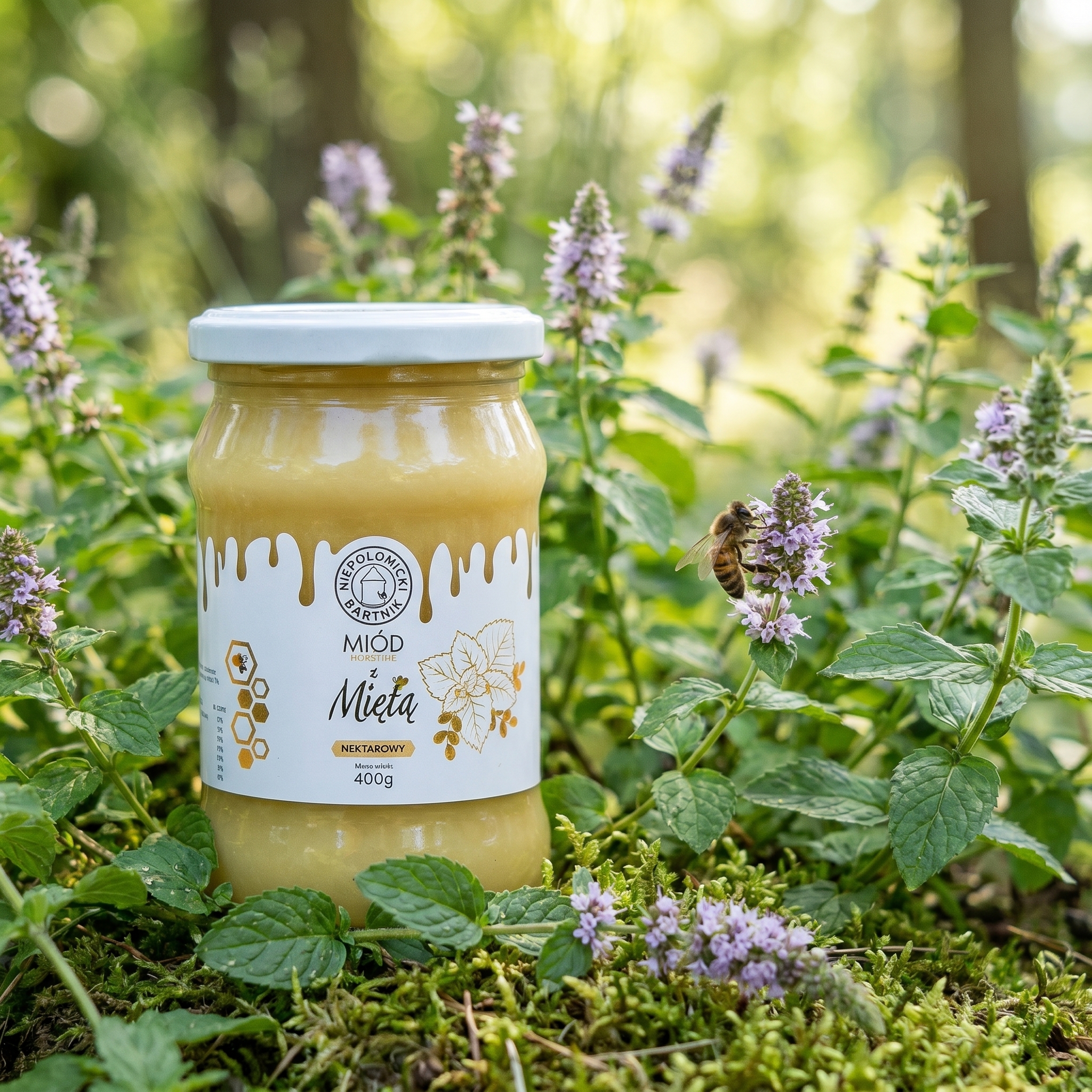 miód z mieta 400g natura